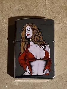 Vintage 1995 Fabulous Flames Windproof Lighter - Picture 1 of 5