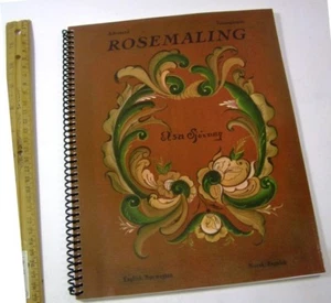 Elsa Sjovaag ADVANCED ROSEMALING English ** Norwegian HOW TO PAINTING TECHNIQUES - Foto 1 di 12