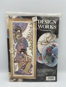Design Works Counted Cross Stitch Kit 9442 ASIAN SPLENDOR 9" x 22" - Picture 1 of 8