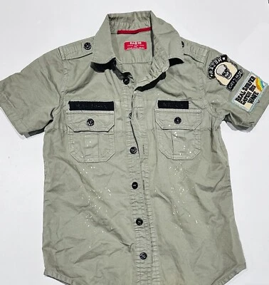 TRENDY BOYS SHORT SLEEVED SHIRT BY RARE AGE 6 EXCELLENT CONDITION - Image 1 of 3
