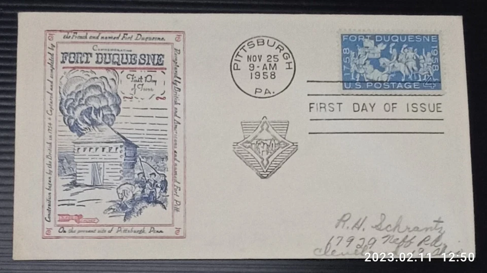 USA 1758-1958 FDC. Very fine condition - Image 1 of 2
