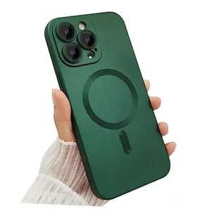 Magnetic case for iPhone 13 Pro Phone Case for Women, Matte Luxury Soft Green - Picture 1 of 7