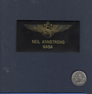 NEIL ARMSTRONG X-15 GEMINI APOLLO 11 Moon Walk NASA Astronaut Name Tag Patch - Picture 1 of 1