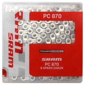 SRAM PC 870 Kette 6/7/8 speed 1/2“ x 3/32“ inkl. PowerLink 114 Glieder - Picture 1 of 1