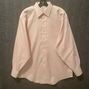 Brooks Brothers Oberhemd Herren 16,5 34 rosa bügelfrei 2-lagig Baumwolle 1818 Karriere - Bild 1 von 6