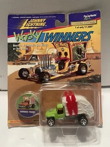 Johnny Lightning Wacky Winners Garbage Truck Green 1/64 - Picture 1 of 3