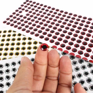 3mm 4mm 5mm 6mm 3D Occhi di Pesce Artificiali Occhi di Pesce Fai da Te Pesca Esca Occhi - Foto 1 di 15