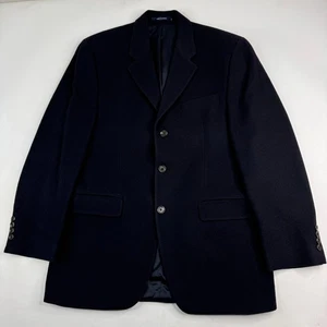 Ralph Ralph Lauren Mens 42R Black 100% Camel Hair Polo Coat Blazer - Picture 1 of 15