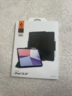 Spigen Rugged Armor Pro Case for iPad 10.9 Inch 10th Generation Black - Image 1 of 2