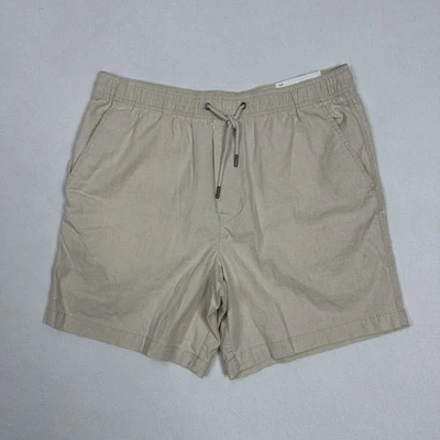 Pantalones Cortos de Trekker American Eagle Para Hombre 7” Flex Lived In Pull On Para Hombre M Lino Nuevos con Etiquetas Foto 1 de 4