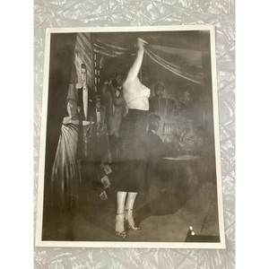 Vintage 1950s Burlesque Dancer 8x10 Photo Carole Jayne Photograph 8 - Picture 1 of 2