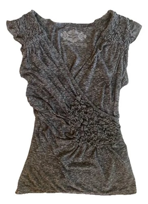 Deletta Anthropologie Wrap Style Top short sleeve size XS - Image 1 of 4