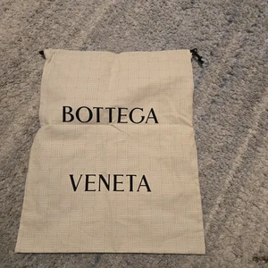 Authentischer Bottega Veneta Kordelzug WEISS Baumwolle Staubbeutel - 13” x 16” - Bild 1 von 4