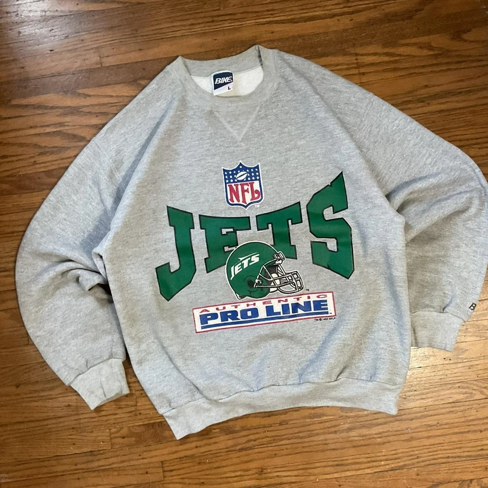 1994 New York Jets Sudadera Cuello Redondo Reimpresión VK04802 Foto 1 de 1