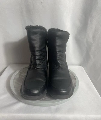 Botas de invierno Totes Betsy negras de piel sintética para mujer talla 10 acolchadas con cremallera Foto 1 de 4