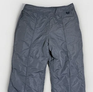 Vintage Skyr Hose Herren Large Nylon Thermo Schnee Ski Winter Reißverschluss 80er LESEN - Bild 1 von 10