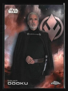 2025 Topps Chrome Star Wars Base #27 Count Dooku Attack of the Clones *2 - Imagen 1 de 2