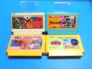 Nintendo Famicom Game Soft Set of 4 From Japan 1030007 - Picture 1 of 24