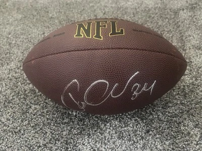 *JORDAN CAMERON*ASSINADO*AUTOGRAFADO*FUTEBOL*CLEVELAND*MARROMS*DOLPHINS*USC*COA* - Imagem 1 de 4