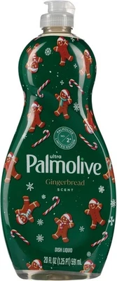 Jabón líquido para platos Palmolive edición limitada pan de jengibre, 20 fl oz, aroma navideño Foto 1 de 3