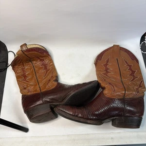 Western Cowboy Boots Made In Mexico Size 9 Vintage  - Bild 1 von 16