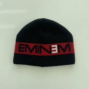 Vintage Eminem 2000 Rare Knit Skulls Hat Cap Vintage Rap Skate Grunge Rap Mütze - Bild 1 von 4