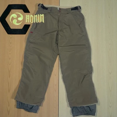 Pantalones de snowboard holgados Burton Ronin para hombre XL verdes de colección Foto 1 de 4