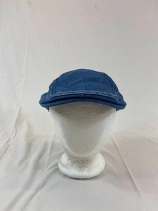 Gorra Denim Newsboy Gorra Ajustada Azul Hebillas Sólidas Ajustable Exterior Ropa Informal - Imagen 1 de 9