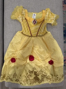 Disney World Princess Dress Belle Size 4 - Preowned, Excellent Condition - Picture 1 of 2