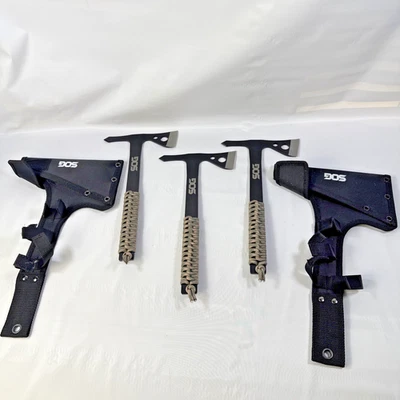 Paquete de 3 hachas de lanzamiento de acero SOG Throwing Hawks con 2 fundas de nailon Foto 1 de 4