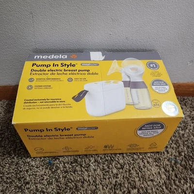 Paquete de extractor de leche eléctrico doble estilo Medela - blanco (101041361) Foto 1 de 2