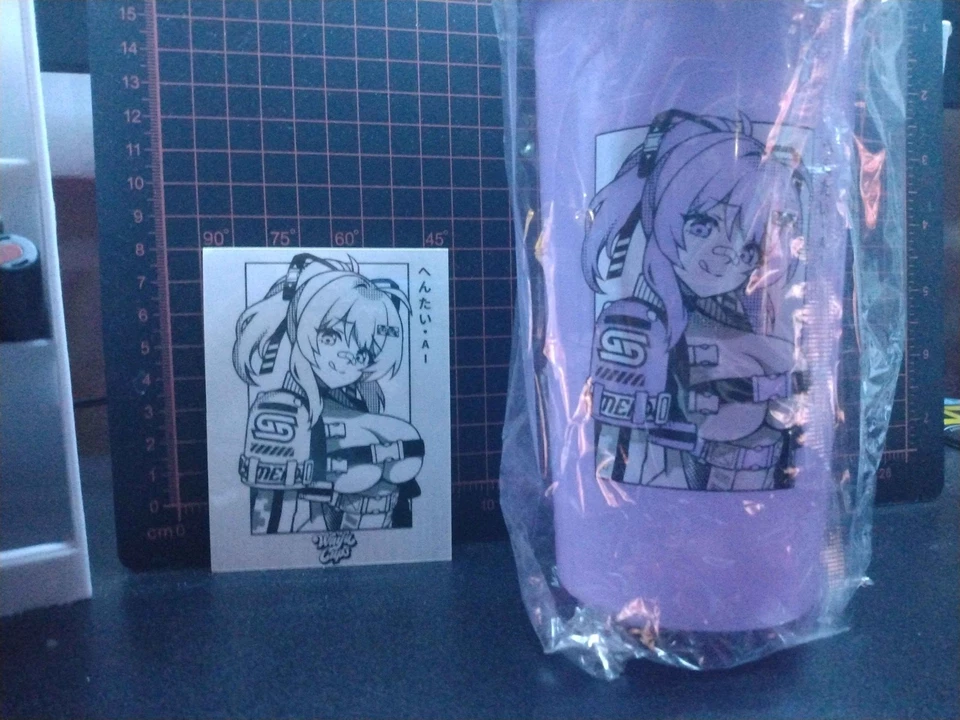 Gamersupps GG Waifu Cups x Projekt Melody Limited Edition w/ sticker Unsealed - Image 1 of 1