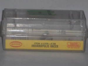 VINTAGE AURORA TJET #1359 INDIANAPOLIS RACER CUSTODIA ORIGINALE/INSERTO HO SLOT CAR - Foto 1 di 2