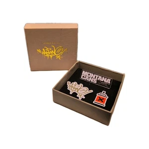 Montana Dosen Logo Pin (Graffiti / Street Art) Pins Anstecker X 3 Iconic Series - Bild 1 von 5