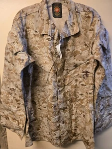 NUEVA USMC Cuerpo de Marines MARPAT Camisa Blusa Desierto Protector de Insectos, Pequeña Reg DP-10056 - Imagen 1 de 7