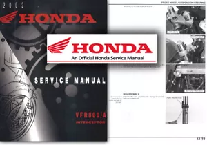 Honda VFR800 VTec Service Workshop Manual VFR 800 V-tec 2002 onwards Shop RC46 - Picture 1 of 2