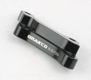 ADATTATORE SUPPORTO FRENO A DISCO CNC 160MM È PINZA È FORCELLA POSTERIORE ANTERIORE A 203MM - Foto 1 di 5