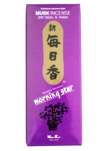 Varitas de incienso japonés Nippon Kodo | Estrella de la mañana | Musk | 200 palos  - Imagen 1 de 2