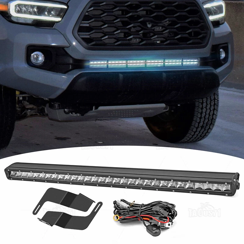  For Toyota Tacoma 2016-2023 - 150W 32'' LED Light Bar Bumper Mounting Kit  - Image 1 of 4