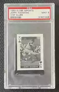 JERRY KOOSMAN 1969 GLOBE IMPORTS 3 OF CLUBS BASEBALL PSA 9 MINT NEW YORK METS - Picture 1 of 2