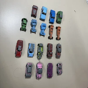 18 Tootsie Toy Vintage Diecast Cars Hotrod, Fiat, Dragster, Jaguar - Picture 1 of 8