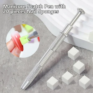 20Pcs Nail Art Sponge Blush Applicator Set, Blending Gradient Sponges Gripper - Picture 1 of 8