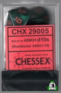 Chessex 10xd10 "ANKH" - Picture 1 of 3