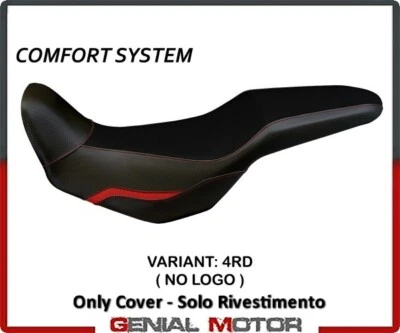 Seat saddle cover Tono Comfort System Red (RD)T.I. for HONDA CB 500 X 2012>2020 - Image 1 of 2