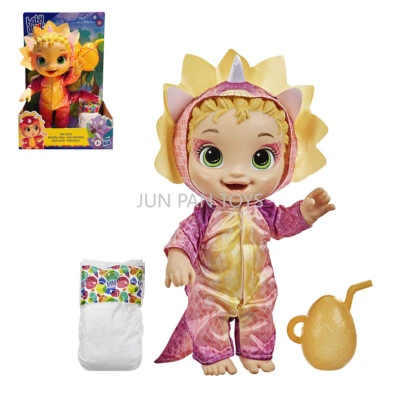 Baby Alive Dino Cuties Doll Adorables Dinos Triceratops Dinosaur Childrens Toys - Image 1 of 4