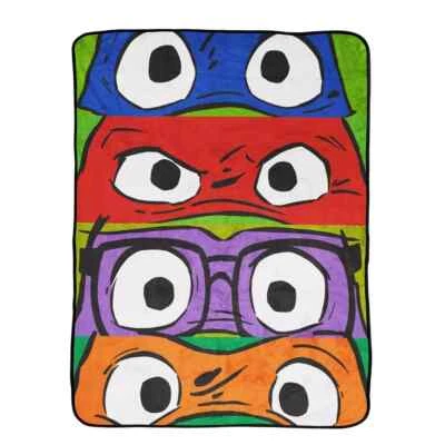 Teenage Mutant Ninja Turtles Plush Graphic Throw Blanket 46" x 60" - Image 1 of 4