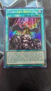 Forbidden Droplet RA01-EN064 Secret Rare 1st Edition - Picture 1 of 1