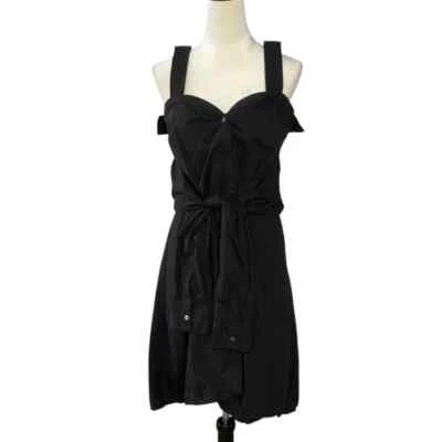 Derek Lam 10 Crosby Front Tie Sleeve Dress Deconstructed Shirt Dress - Image 1 of 4