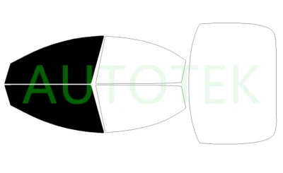 Película precortada ventana delantera de 2 puertas cualquier pantalla de tinte para Chrysler 300M sedán 1998-2004 Foto 1 de 4