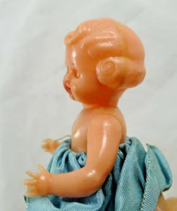 MINI bambola VINTAGE ANNI 40 BAMBOLINA D'EPOCA ANNI 50 BACHELITE CELLULOIDE - Foto 1 di 5